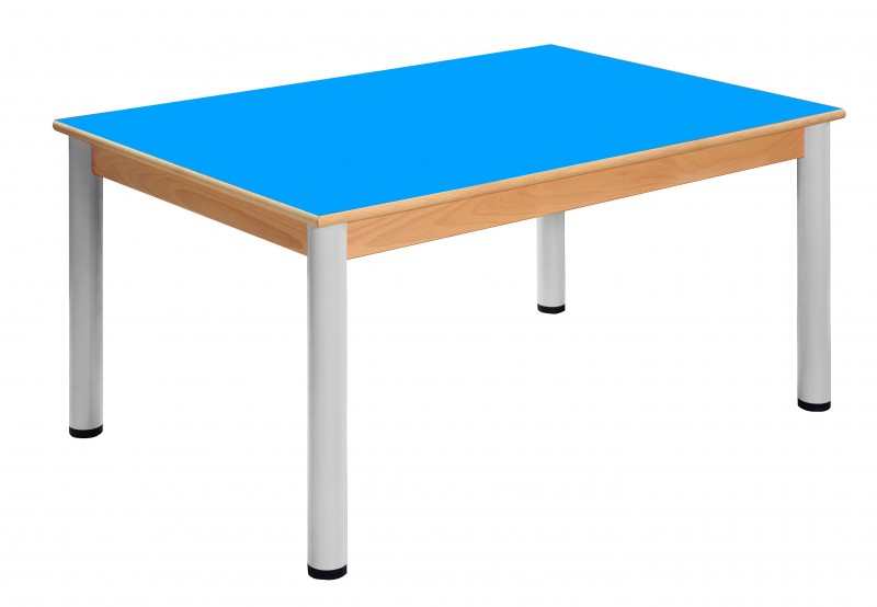 Stůl M120x80 výškově stavitelný 52-70 cm, lamino + ABS hrana