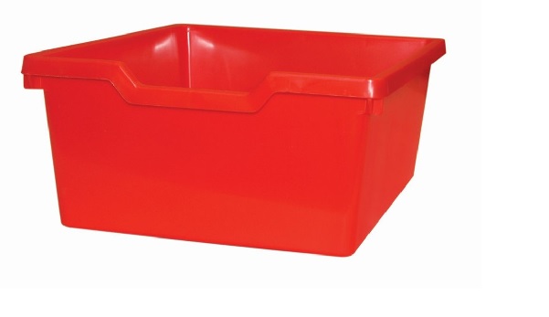 Plastová zásuvka DOUBLE N2- červená