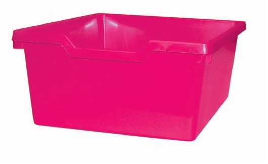 Plastová zásuvka DOUBLE N2-růžová