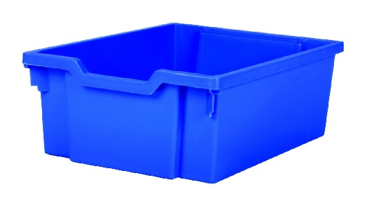 Plastová zásuvka DOUBLE F2- modrá