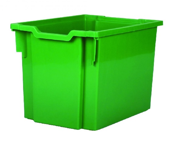 Plastová zásuvka JUMBO F3- zelená
