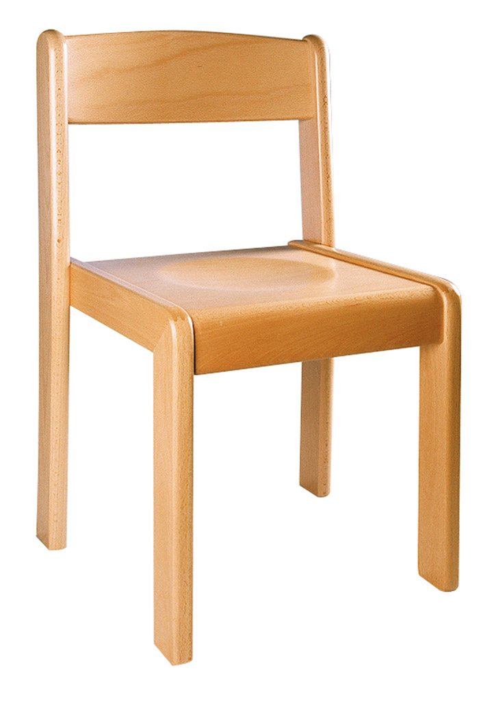 Stohovatelná židle TIM - přírodní provedení
