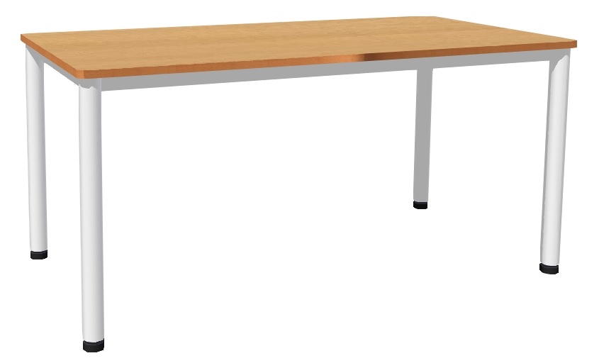 Stůl 160 x 80 cm- kovová podnož, deska UMAKART
