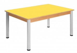 Stůl U80x60 výškově stavitelný 40-58 cm, umakartový s rámem