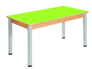 Stůl M120x60 výškově stavitelný 52-70 cm, lamino +ABS hrana