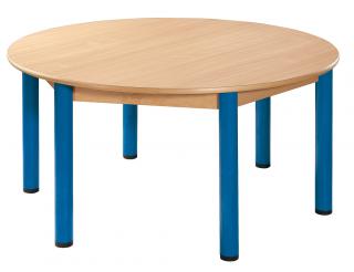 Kulatý stůl prům. 120 cm s rektifikační patkou, deska UMAKART