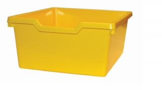 Plastová zásuvka DOUBLE N2- žlutá