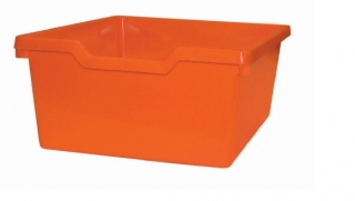 Plastová zásuvka DOUBLE N2- oranžová