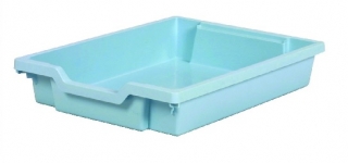 Plastová zásuvka SINGLE F1- pastelově modrá